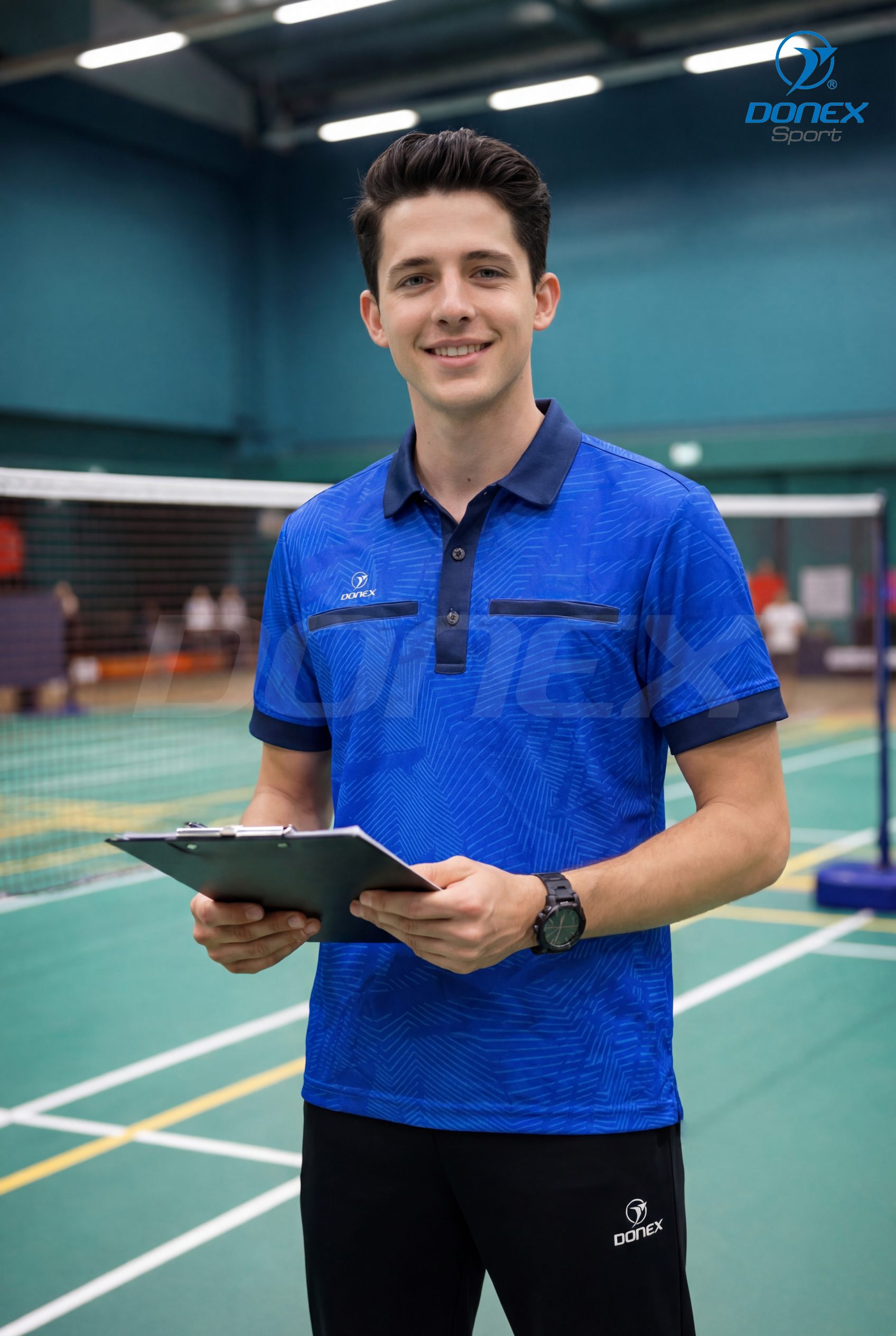 Áo thể thao nam MC-9160-04-12 Xanh bích phối Navy